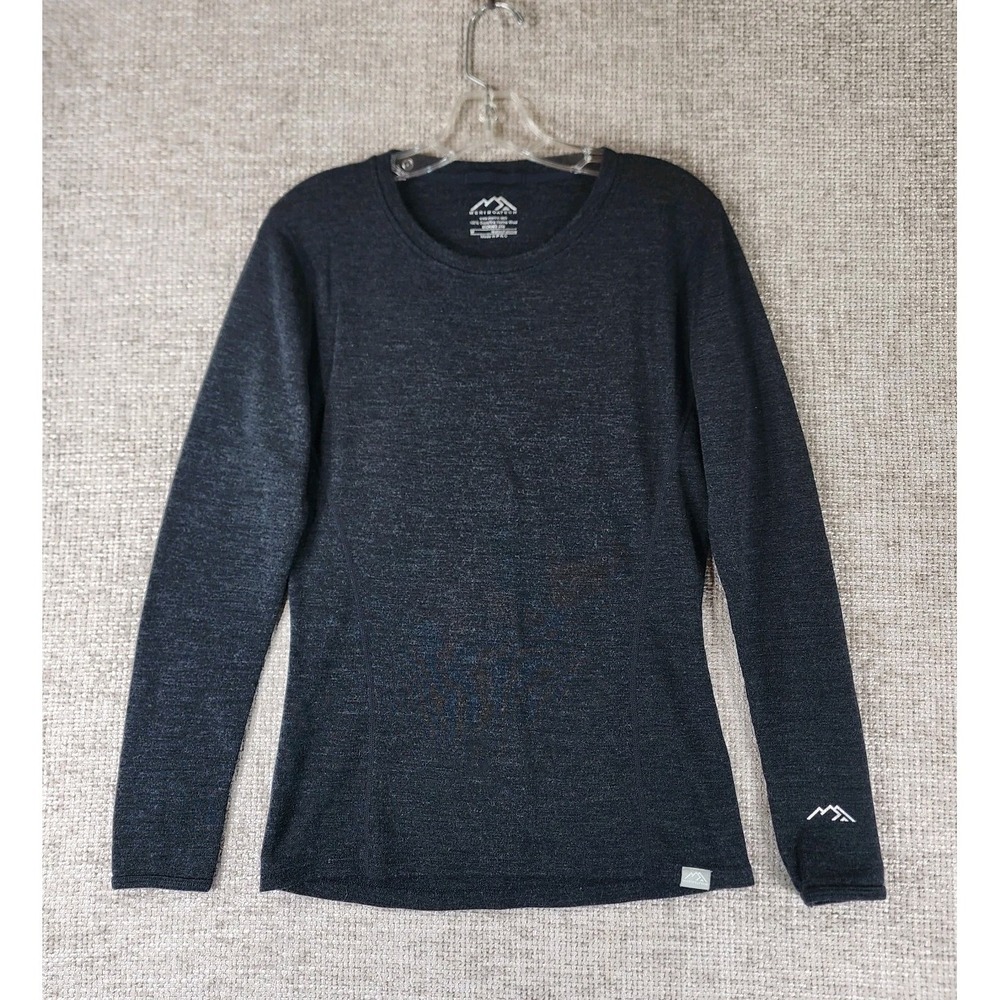 Merino Tech 100% Superfine Merino Wool 250 Base Layer Womens M Charcoal Soft